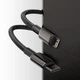 USB кабель Type-C на Lightning для iPhone iPad BASEUS Tungsten Gold Fast Charging (2m, 20W, PD, 480 Mbps). Black - зображення 11