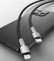 USB кабель Type С на Lightning Baseus Cafule Series Metal Data Cable (1M, 20W, PD, 480 Mbps). Black - изображение 12