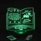 Именной светильник 3D, LED ночник учителю, подарок от учеников на день учителя, знаний (16 цветов свечения) под заказ (НЧ0054) - изображение 2