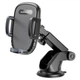 Тримач для мобільного BOROFONE BH53 Windy center console car holder Black Grey - зображення 1