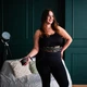 Хула-хуп з обважнювачем HMS HHW12 Plus Size чорний - изображение 10