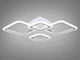 Потолочная LED люстра с димером и цветной подсветкой 80W (арт. A8060/2+2WH 3col dim) - изображение 2