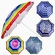 Пляжна парасолька з нахилом 200 см Umbrella Anti-UV різнокольорова (IS33) - зображення 2