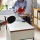 Письмовий стіл IKEA Мікке, білий, антрацит, 105x50 см, 104.898.39 - зображення 14