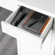 Письмовий стіл IKEA Мікке, білий, 105x50 см, 099.030.14 - зображення 13