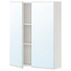 Дзеркальна шафа з дверцятами IKEA ENHET, біла, 60x17x75 см, 393.236.69 - зображення 4