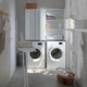 Шкаф для стиральн машины IKEA НЮШЁН белый, 65x190 см 104.964.77 - изображение 12