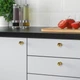 Ручка меблева IKEA Багганес, жовта мідь, 20 мм, 803.384.08 - зображення 6