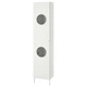 Шкаф IKEA НЮШЁН белый, 40x190 см 404.964.71 - изображение 1