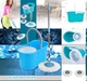 Швабра с турбо отжимом и ведром SmartUS Spin MOP 360° с круглой насадкой (5712CS620) - изображение 5