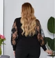 Кофта с кружевом 17165 Moskara черная 48-50 - изображение 6