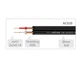 Готовый аудио кабель 2xJack 6,3 stereo — 2xJack 6,3 stereo Roxtone RAC-C200-L03 0,3м - изображение 2