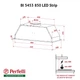 Полновстраиваемая кухонная вытяжка Perfelli BI 5453 I 850 LED Strip, нержавеющая сталь шириной 52 см - изображение 10