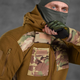 Чоловіча Флісова Куртка Battle combо із вставками SoftShell койот розмір XL - зображення 7