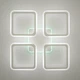 Світильник світлодіодний стельовий LUMINARIA LOOK RGB 120W 4S WHITE 220V IP20 з пультом ДУ - изображение 6