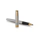 Ручка-ролер Parker SONNET 17 Stainless Steel GT RB (84 122) - зображення 3