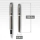 Ручка пір’яна Parker IM 17 Dark Espresso CT FP F (22 311) - изображение 6