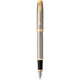 Ручка пір’яна Parker IM 17 Brushed Metal GT FP F (22 211) - изображение 5