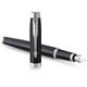 Ручка пір’яна Parker IM 17 Matte Black CT FP F (26111) - изображение 3