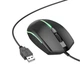 Миша BOROFONE BG10 Soaring game luminous wired mouse Black (6941991102745) - изображение 4