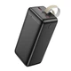 Зовнішній акумулятор HOCO J111C Smart charge PD30W power bank(40000mAh) Black (6931474795809) - изображение 1
