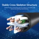 Патч-корд Vention RJ-45 Cat.6 UTP Patch Cable 8m Black (IBEBK) - зображення 5