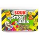 Конфеты жевательные Toxic Waste Sour Smog Balls с ультракислым центром 1 шт (84 г) - изображение 2
