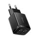 Зарядное устройство Baseus 2хUSB 10.5W Compact Black (CCXJ010201) - изображение 2