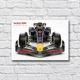Дерев’яний постер «Red Bull RB20» 210х297 мм - зображення 1