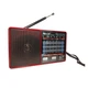 Многодиапазонное FM/AM/SW радио GOLON RX-8866 MP3-плеер, TF, USB Red - изображение 1