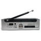 Многодиапазонное FM/AM/SW радио GOLON RX-8866 MP3-плеер, TF, USB Silver - изображение 4