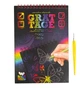 Набір для творчості Гравюра у вигляді блокноту DankoToys DT GRT-01-01 А5 6арк Grattage - зображення 1
