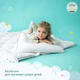 Подушка детская для сна Sei Design Soft Антиаллергенный искусственный лебяжий пух Белая 40х60 см (4820182656637_1) - изображение 6