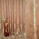 Жаккард двухсторонний цветок крупный коричнево-золотистый, ш.280 (31453.070) - изображение 2