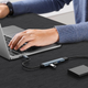 USB Hub Qoltec Hub Adapter USB-C 4 in 1 USB 2.0 USB 3.0 Grey - obraz 6