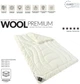 Одеяло IDEIA всесезонное евро 200х220 см Wool Premium овечья шерсть Натуральная двухслойная (4820182656699) - изображение 3