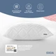 Подушка для сна IDEIA Nordic Comfort 70х70 Антиаллергенное волокно чехол со стежкой Белая (4820227285570) - изображение 6