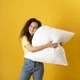 Подушка для сна IDEIA Nordic Comfort 70х70 Антиаллергенное волокно чехол со стежкой Белая (4820227285570) - изображение 8
