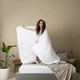 Одеяло IDEIA всесезонное Полуторное 155х210 см Nordic Comfort Антиаллергенное волокно Белое (4820227285730) - изображение 2