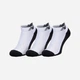 Набор мужских носков коротких хлопковых New Balance Unisex Response PRF No Show LAS16123WK 43-46 3 пары Черный//Белый (195173779560) - изображение 1