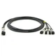 Оптический патчкорд Alistar QSFP to 4SFP+ 40G Directly-attached Copper Cable 3M (DAC-QSFP-4SFP+-3M) - изображение 1