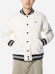 Bomberka męska Nike Authentics Varsity Jacket "Sail Black" FD7845-133 XL Biała (196968275700) - obraz 1