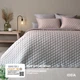 Покрывало с подушками на кровать IDEIA Silhouette стеганое двустороннее 220 х 240 см + 2 подушки 50 х 70 см Бежевый (4820227286270) - изображение 6