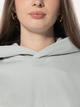 Худі оверсайз жіноче Adidas Y-3 Organic Cotton Terry Hoodie "Wonder Silver" IP7699 L Сіре (4066761397274) - зображення 3