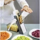 Овощерезка-тёрка Brava Spring Slicer, универсальный кухонный инструмент для нарезки овощей - изображение 3