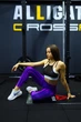 Лосины леггинсы женские спортивные с эффектом push-up (пуш-ап) Бесшовные Тайтсы Неон Фиолетовый размер S (70038) - изображение 4