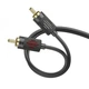 Аудіо кабель 2RCA to 2RCA 1.5m тюльпан-тюльпан перехідник AUX Hoco UPA29 - зображення 6