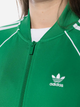 Спортивна кофта жіноча adidas Adicolor Classics SST Track Jacket W "Green" IK4030 M Зелена (4066761237426) - зображення 3