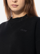 Sweter damski długi luźny Olaf Knit Varsity Crewneck W "Black" W140703-BLACK S Czarny (8720104769918) - obraz 3