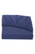 Простынь на резинке Good-Dream Бязь Premium Dark Blue 90х190 (GDCDBSHEETF090190) - изображение 1